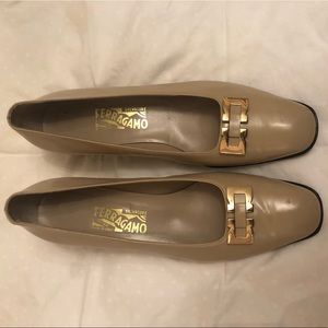 Vintage Ferragamo shoes (block heel)